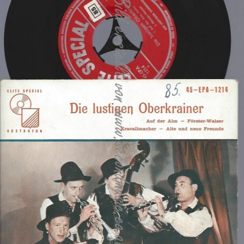 7"EP-DIE LUSTIGEN OBERKRAINER //EPA 1214 // AUSTROTON