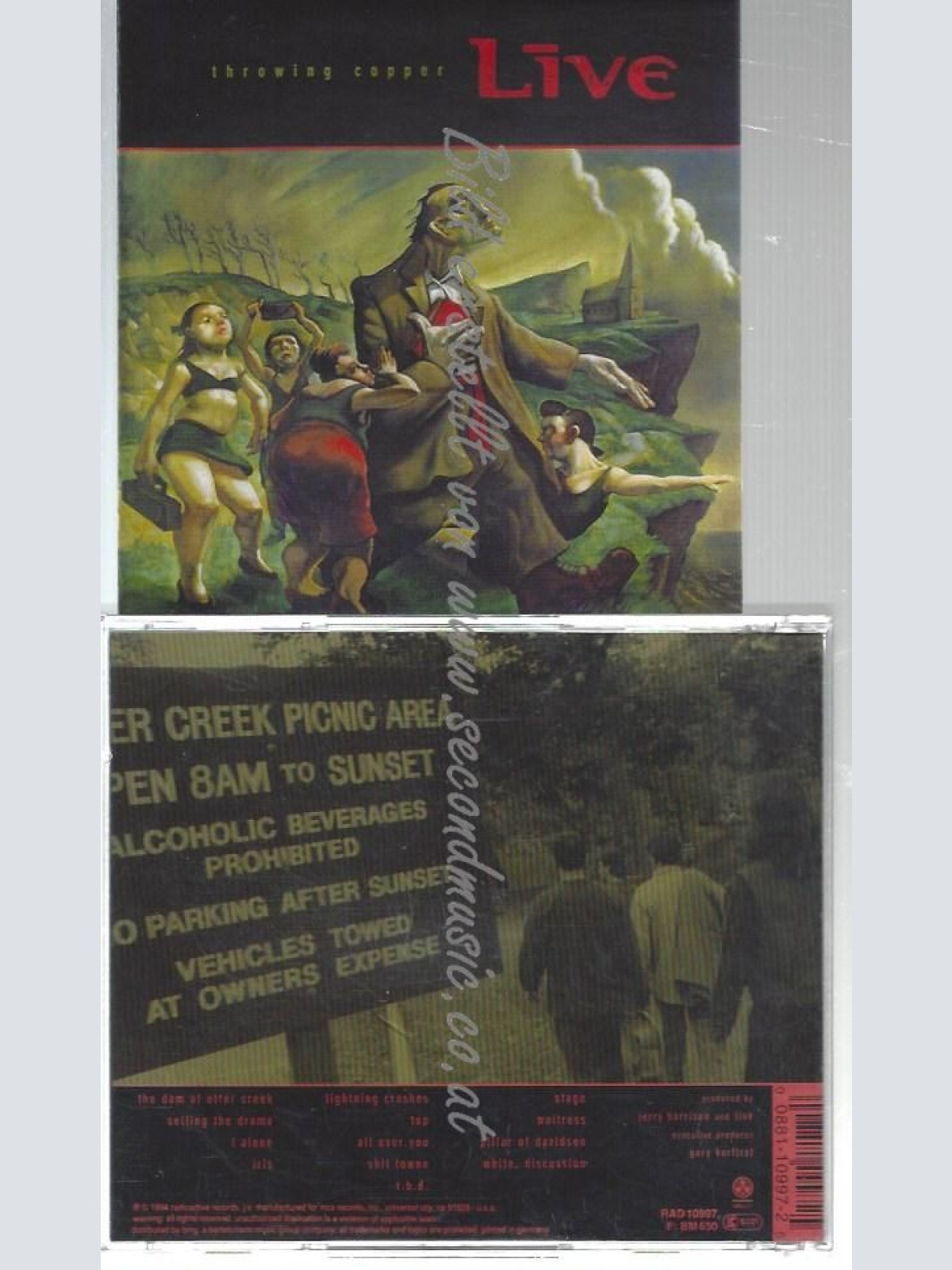 CD--LIVE--    THROWING COPPER