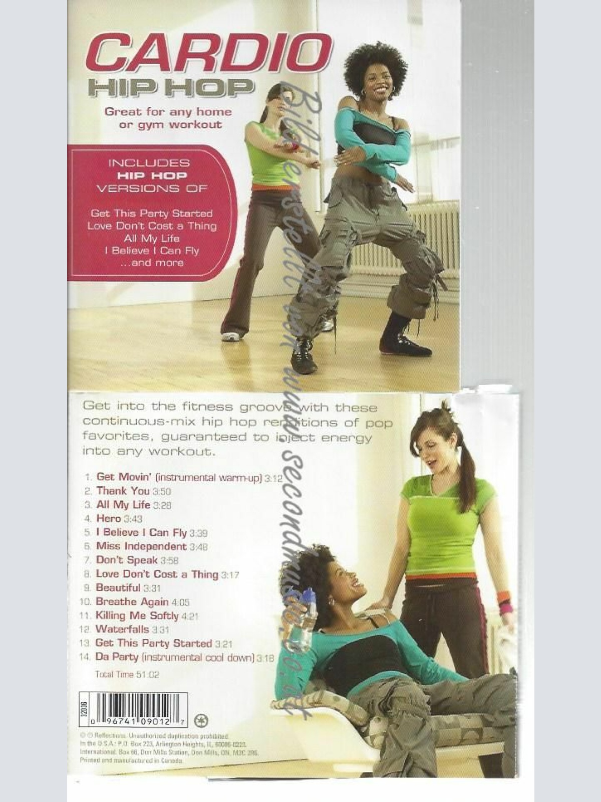 CD--VARIOUS ARTISTS--CARDIO HIP-HOP