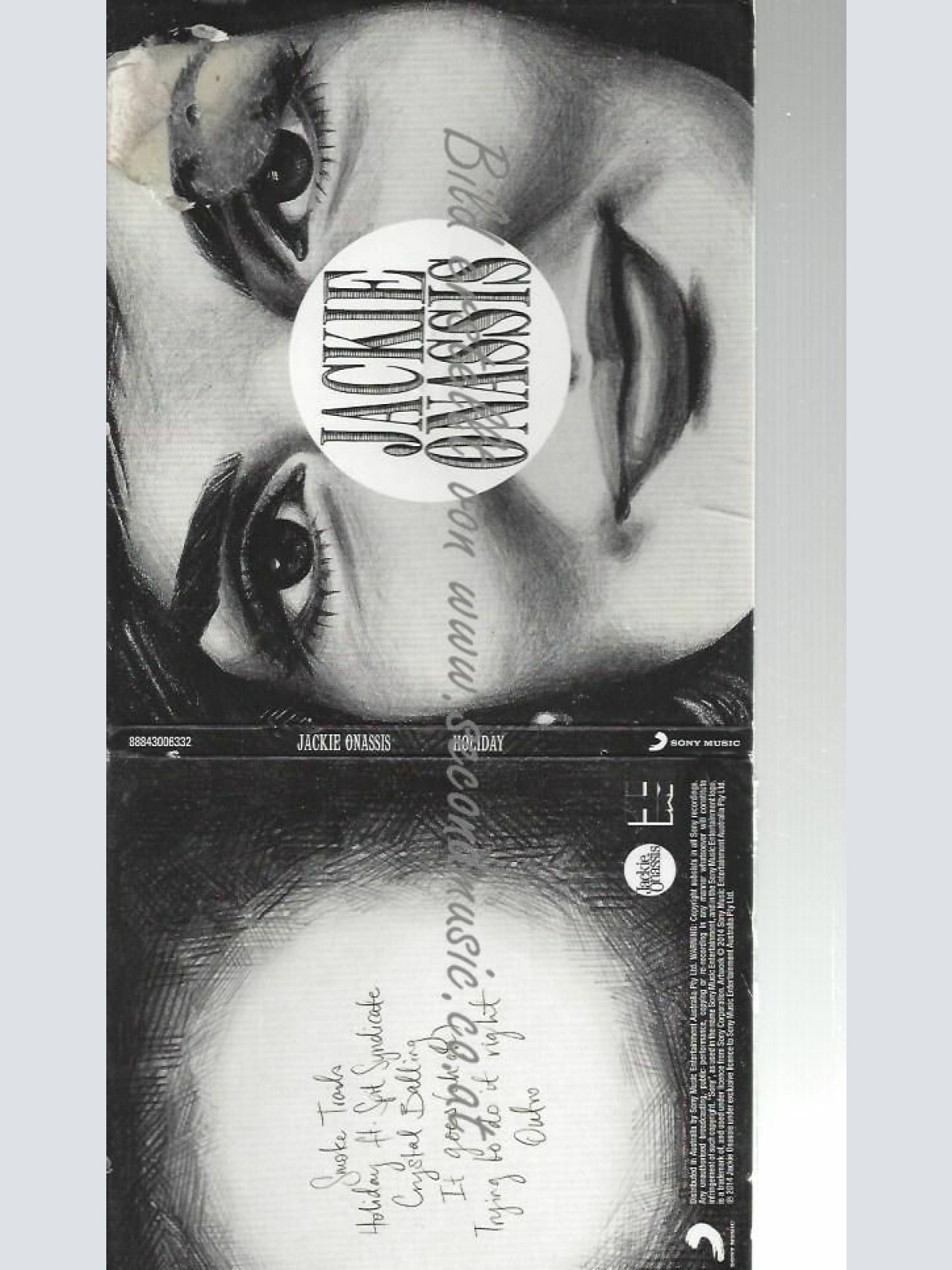 CD--JACKIE ONASSIS--HOLIDAY EP