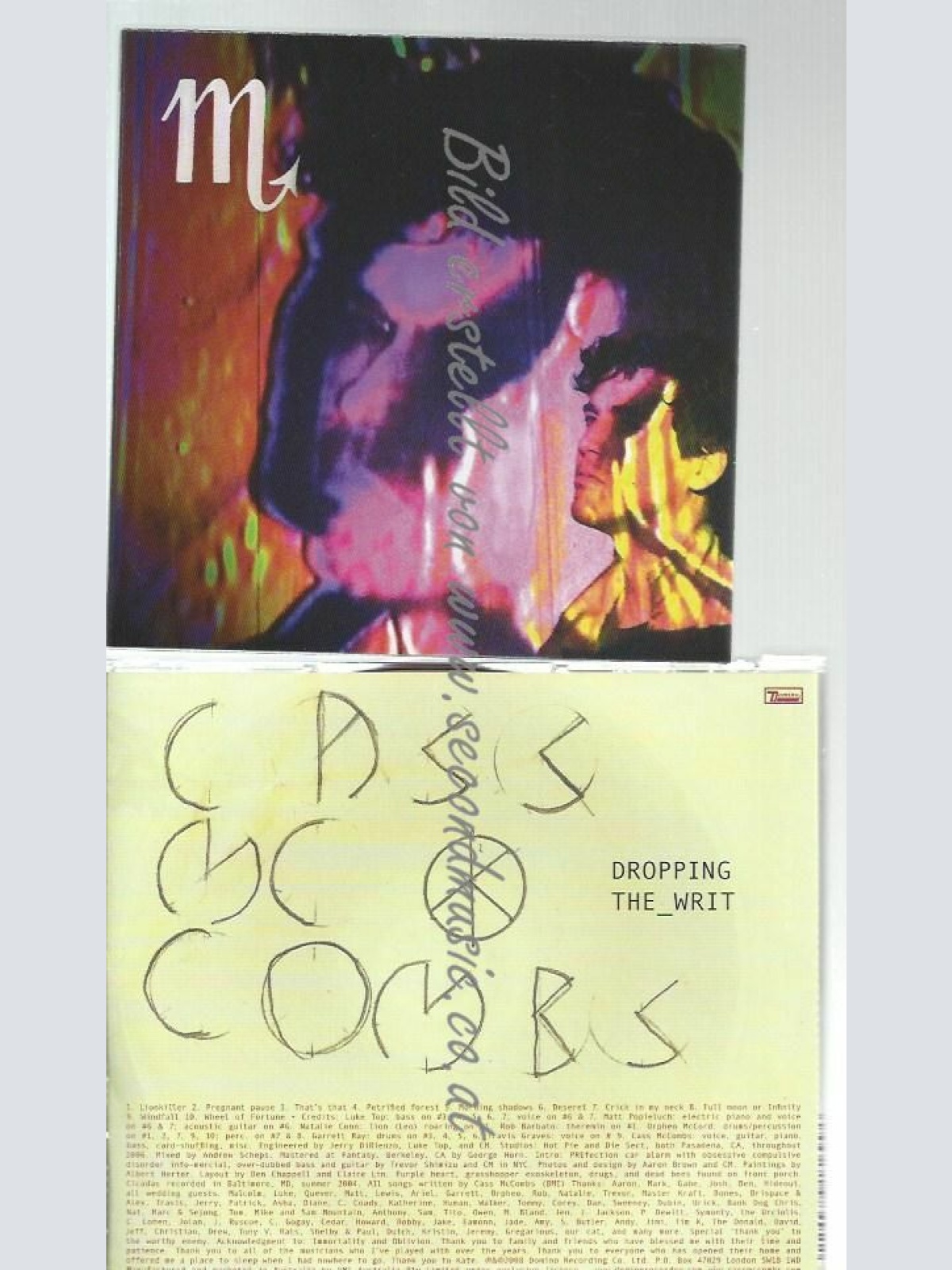 CD--CASS MCCOMBS UND CASS MCCOMBS--DROPPING THE WRIT