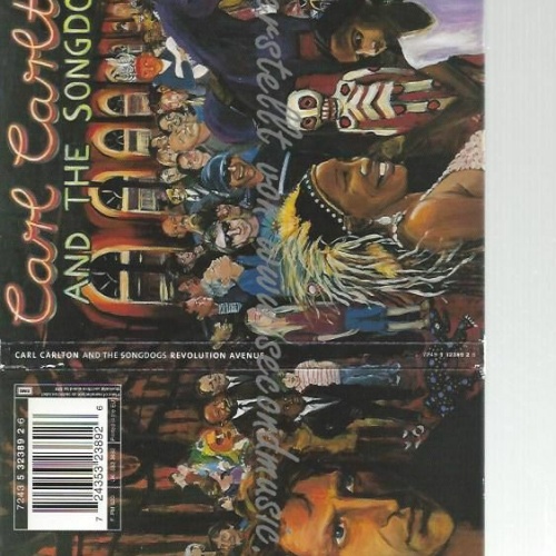 CD--CARL CARLTON & THE SONG DOGS | --REVOLUTION AVENUE
