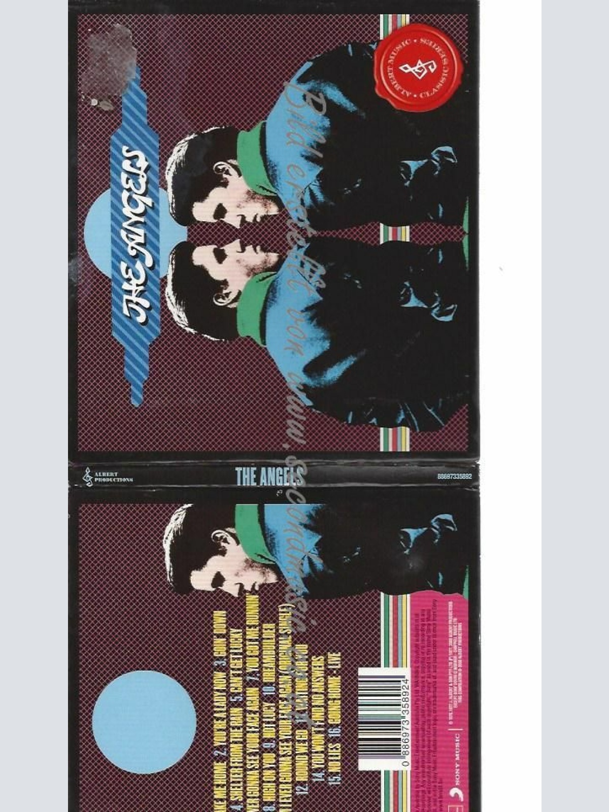 CD--THE ANGELS--ANGELS THE ALBERTS CLASSIC SER