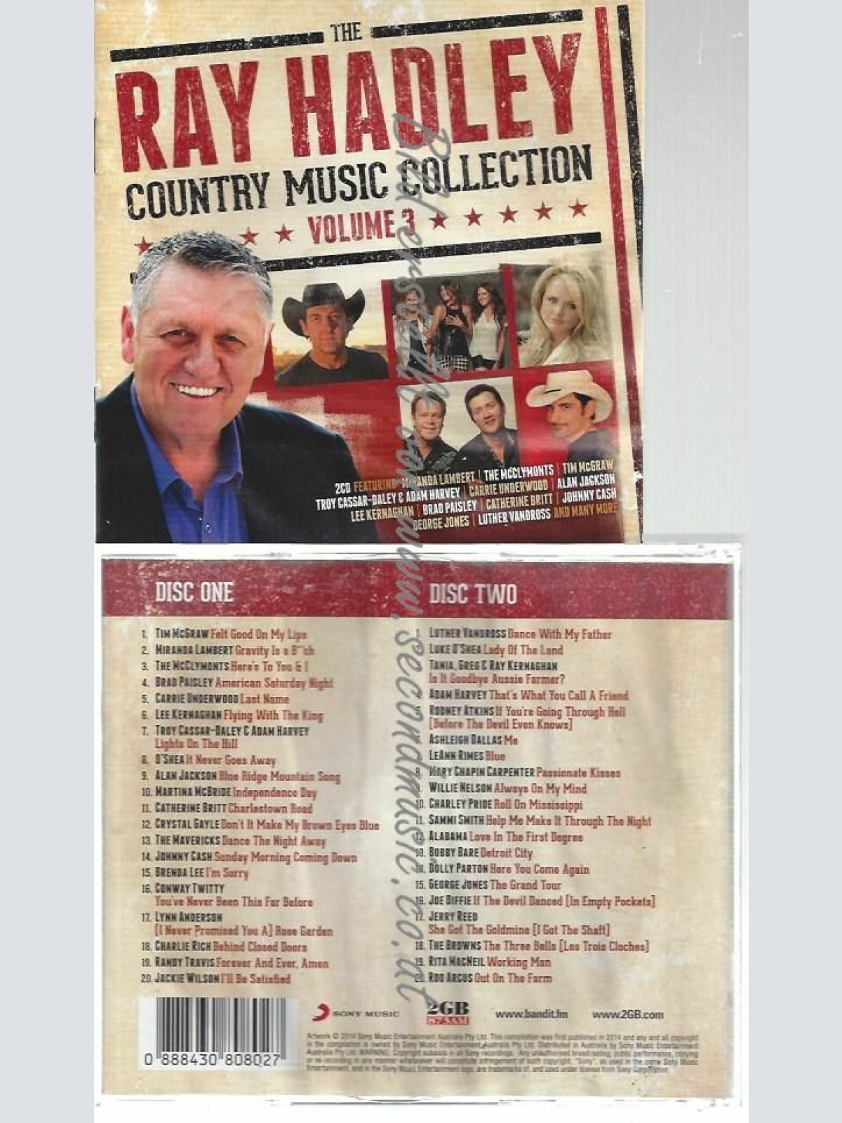 CD--RAY HADLEY--COUNTRY MUSIC COLLECTION VOL.3