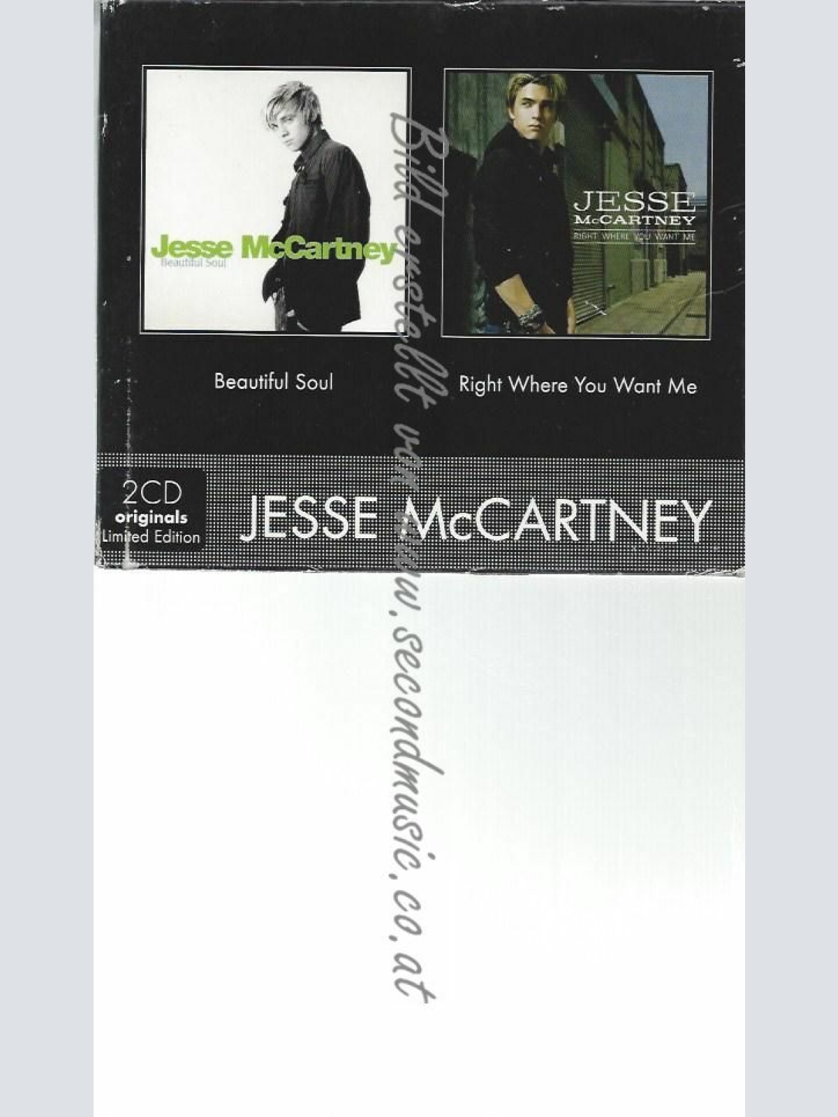 CD--IGHT WHERE YOU/ JESSE MCCARTNEY--BEAUTIFUL SOUL