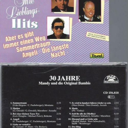 CD-- MANDY & DIE BAMBIS SINGEN IHRE LIEBLINGSHITS // 30 JAHRE