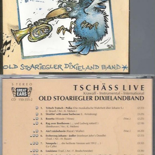 CD--TSCHÄSS LIVE OLD STOARIEGLER DIXIELANDBAND