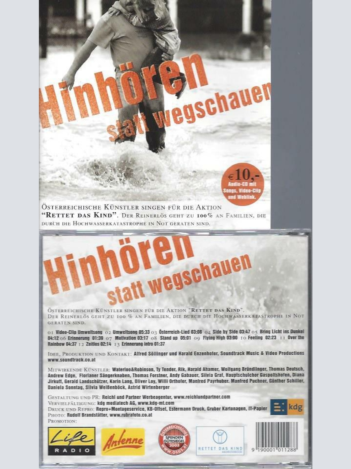 CD--HINHÖREN STAT WEGSCHAUEN //  WATERLOO // TY TENDER /