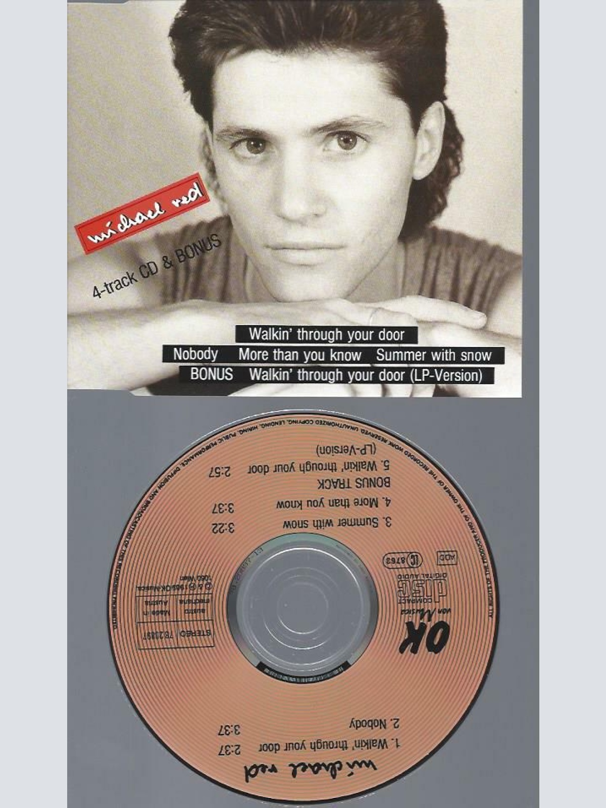 CD--MICHAEL RED WALKIN THROUGH YOUR DOOR