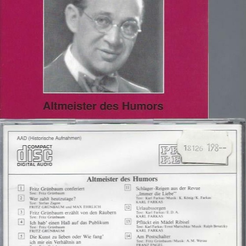 CD // KABARETT AUS WIEN ALTMEISTER DES HUMORS