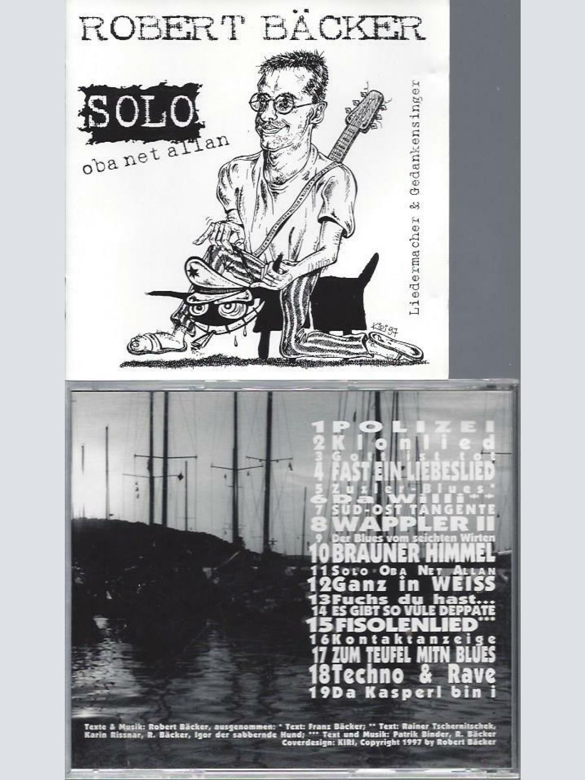 CD // ROBERT BÄCKER SOLO ABER NET ALLAN