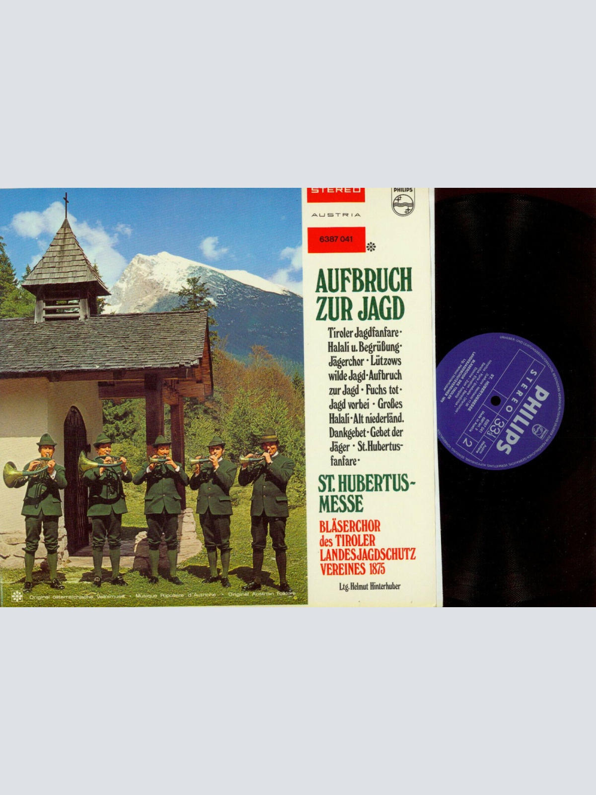 LP-- AUFBRUCH ZUR JAGD -ST HUBERTUSMESSE  ; Helmut Hinterhuber