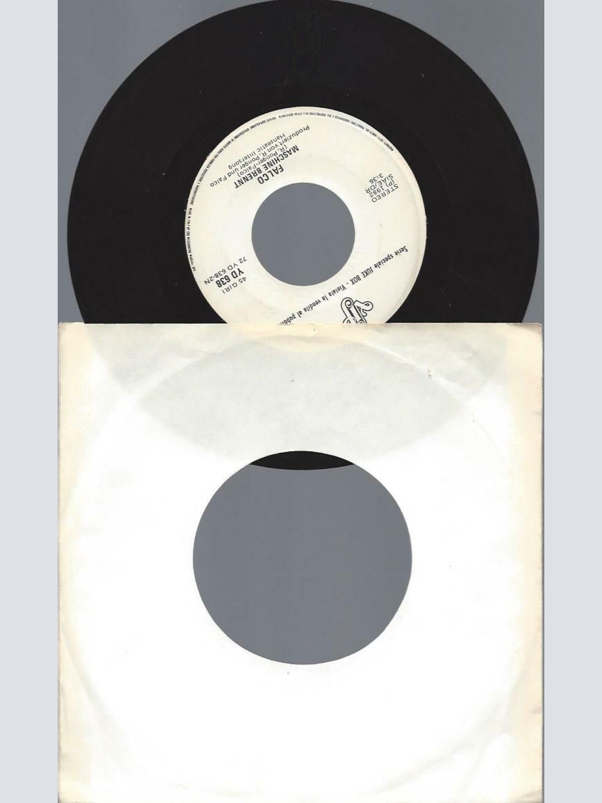 7"   Dionne Warwick / Falco  Heartbreaker / Maschine Brennt