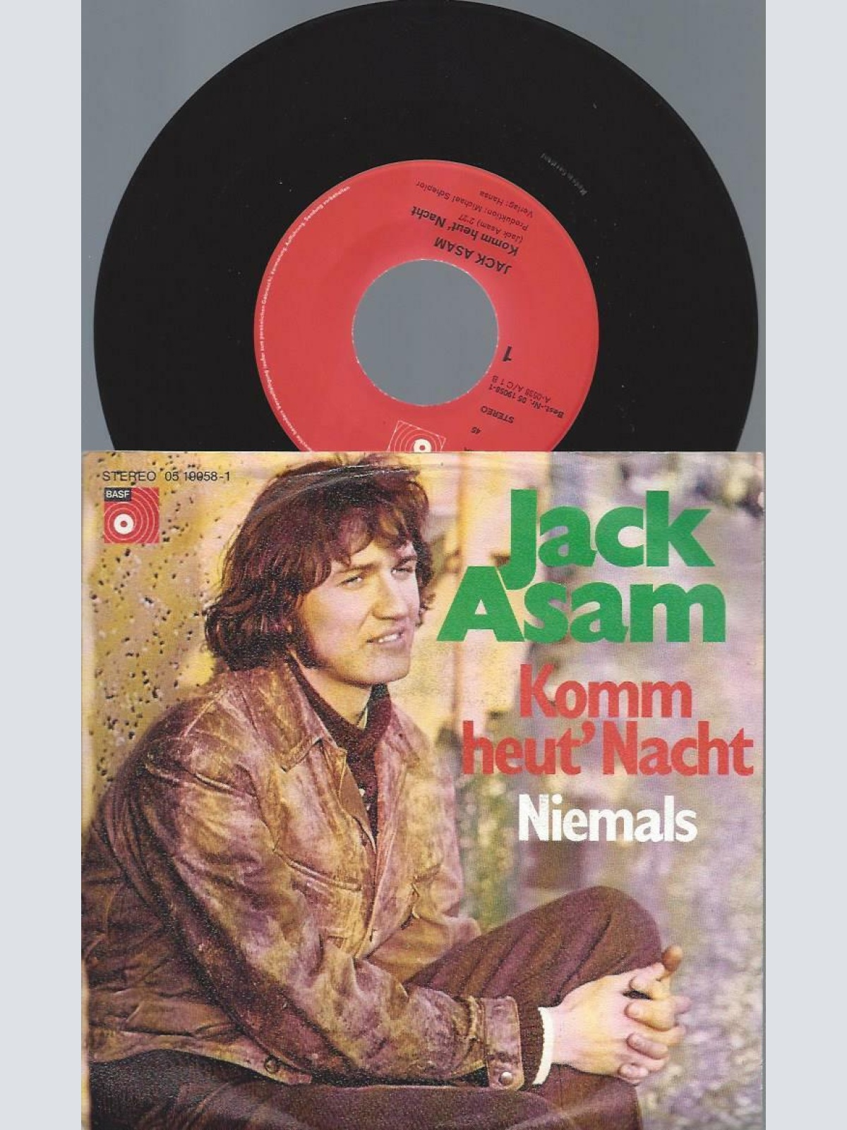 7"    Jack Asam  Komm Heut' Nacht