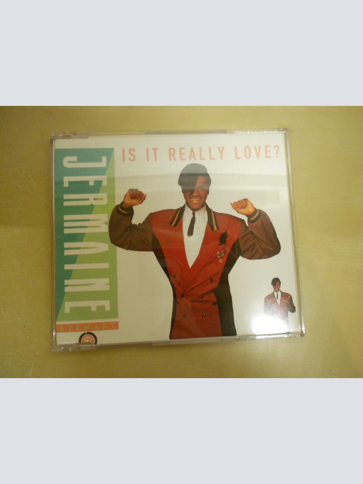 MAXI CD-- JERMAINE--IS IT REALLY LOVE--4 TRACKS--