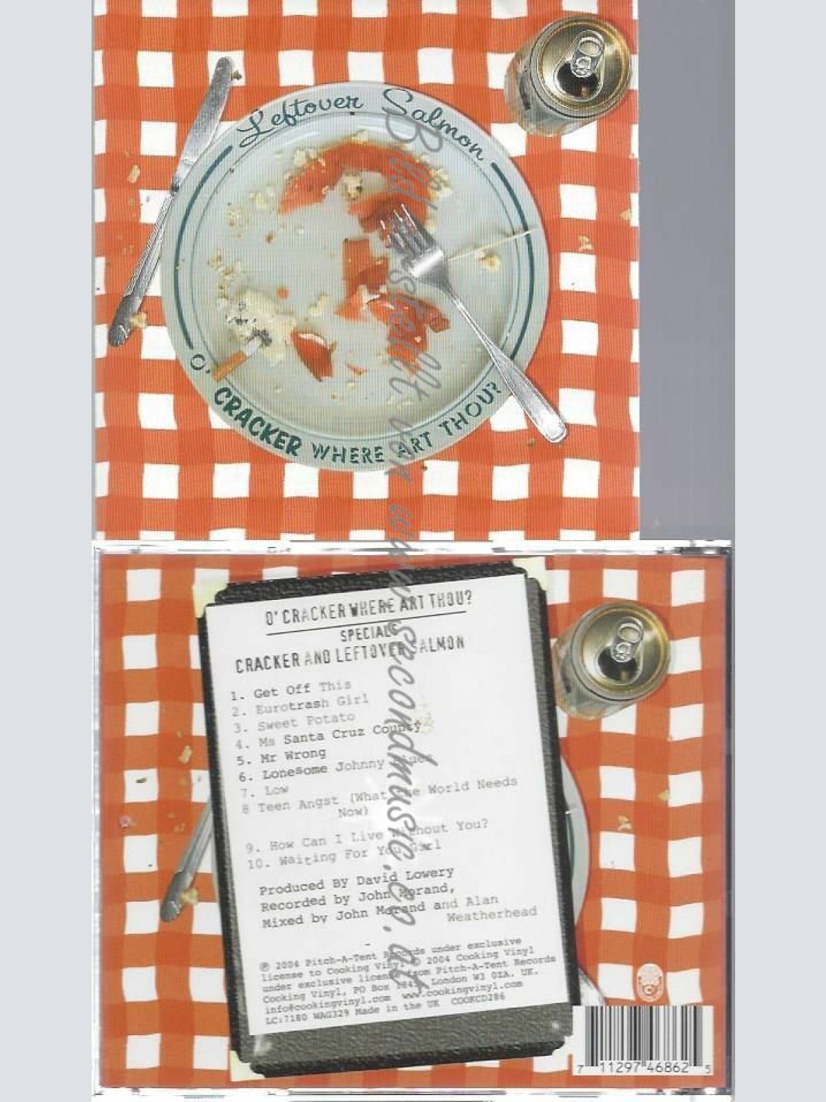 CD--LEFTOVER SALMON , CRACKER , ET AL. | --O'CRACKER WHERE ART THOU