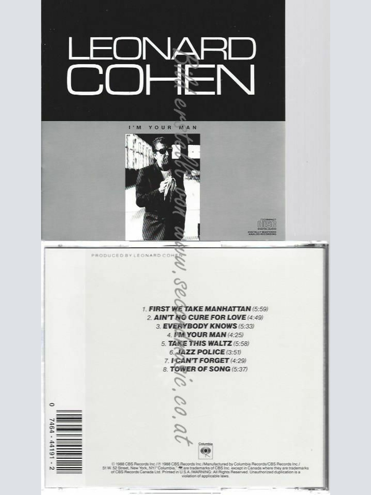 CD--LEONARD COHEN | --I'M YOUR MAN