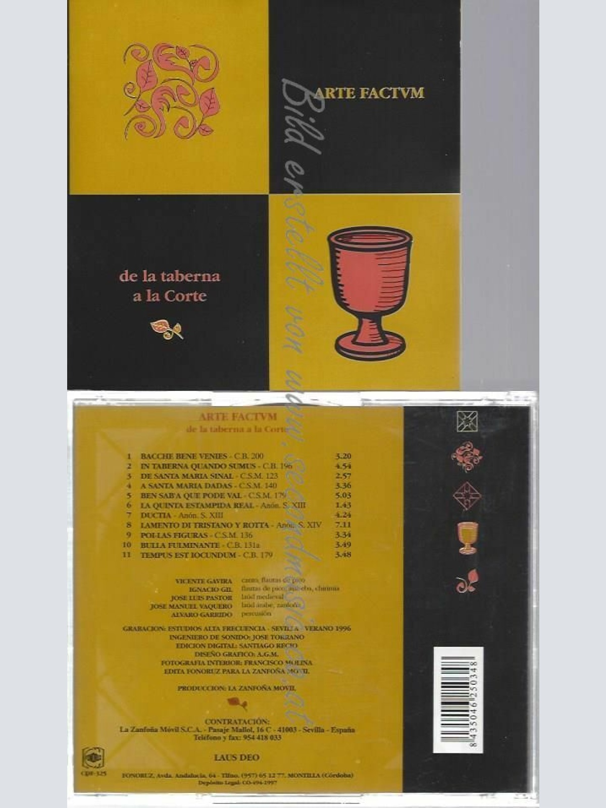 CD--ARTE FACTUM | --DE LA TABERNA A LA CORTE