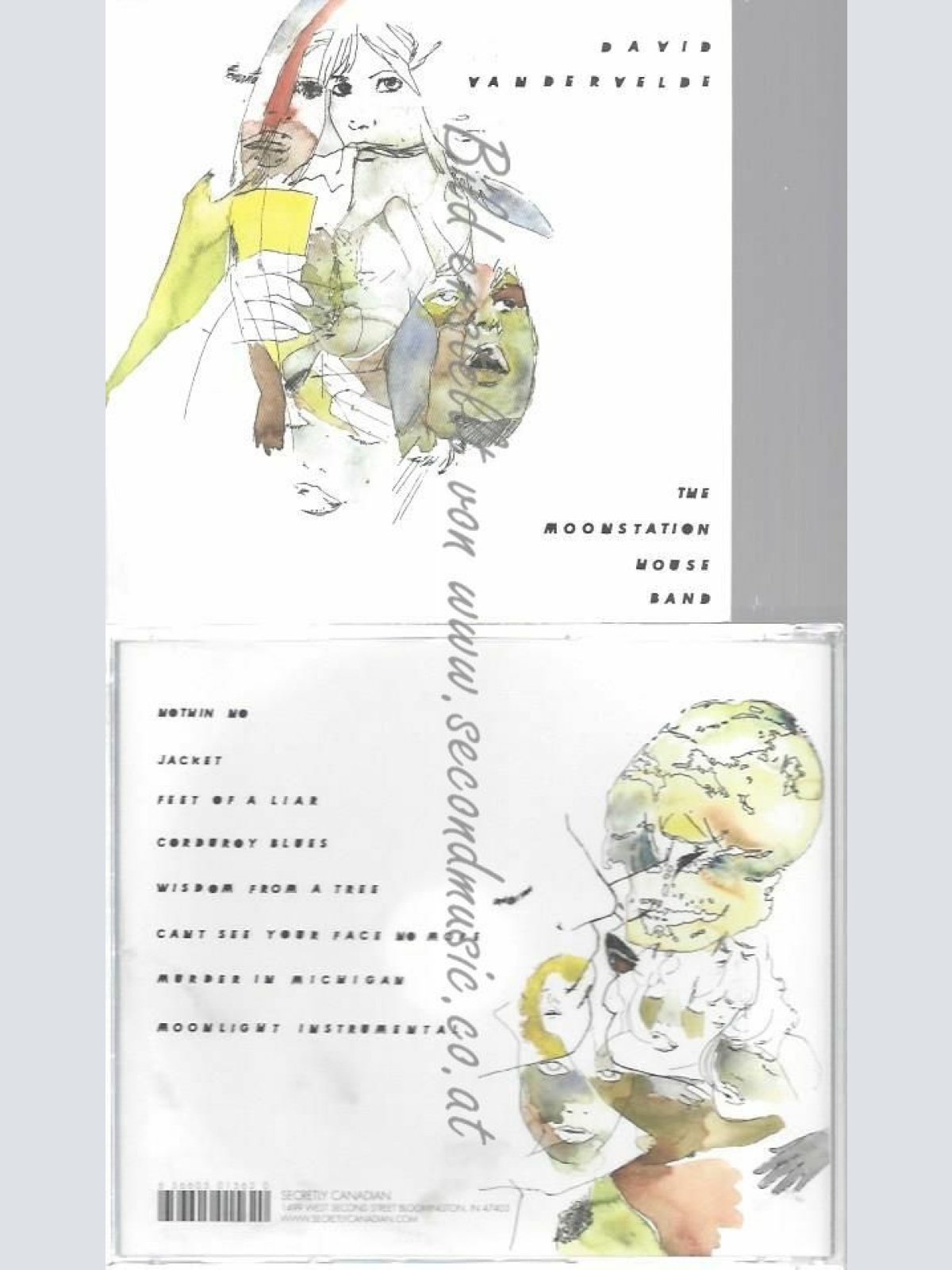 CD--DAVID VANDERVELDE | --THE MOONSTATION HOUSE BAND