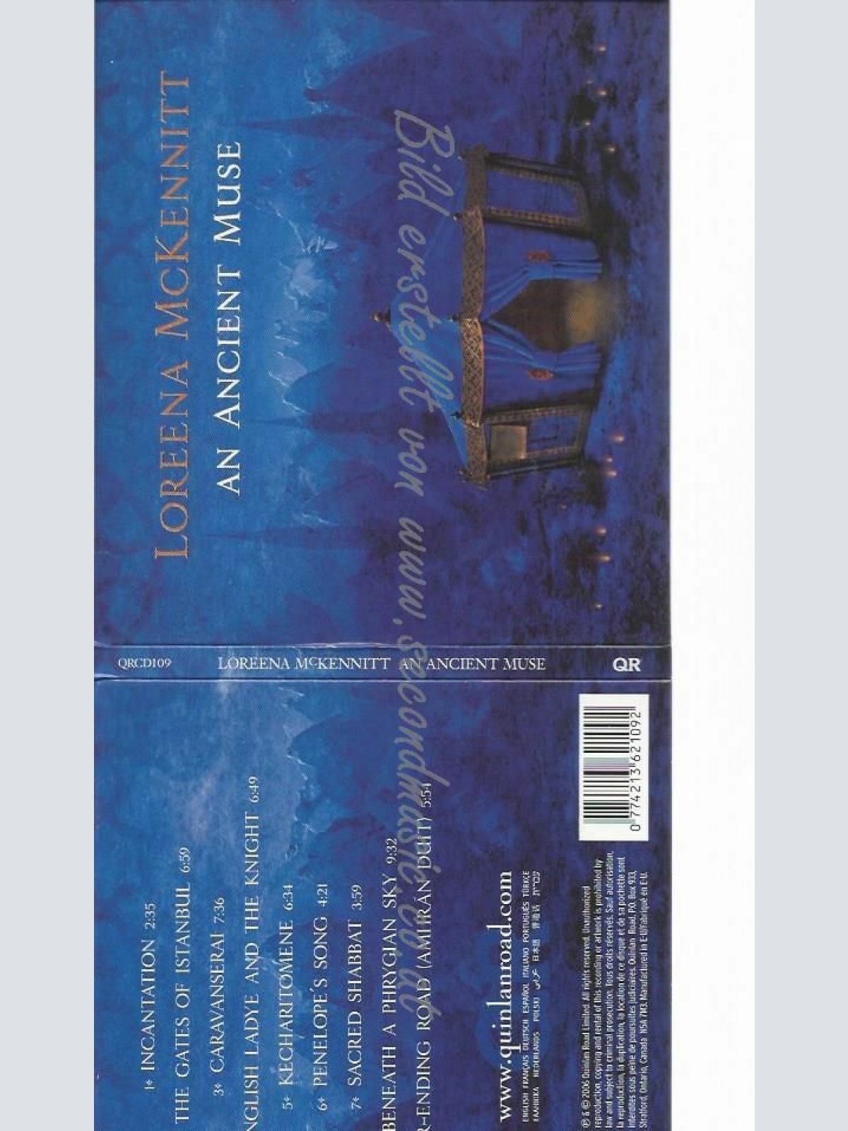 CD--LOREENA MCKENNITT | --AN ANCIENT MUSE