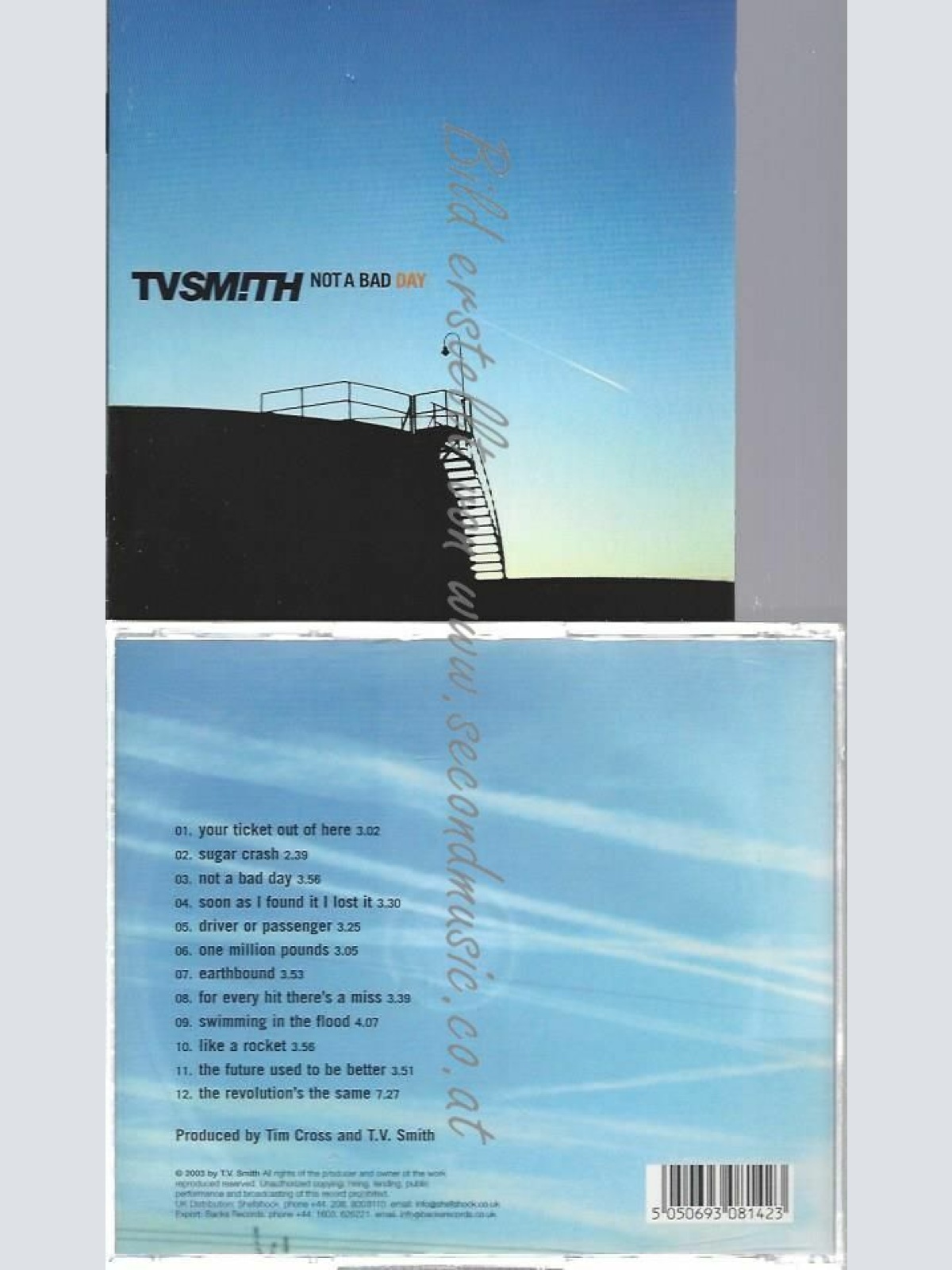 CD--T.V. SMITH | --NOT A BAD DAY