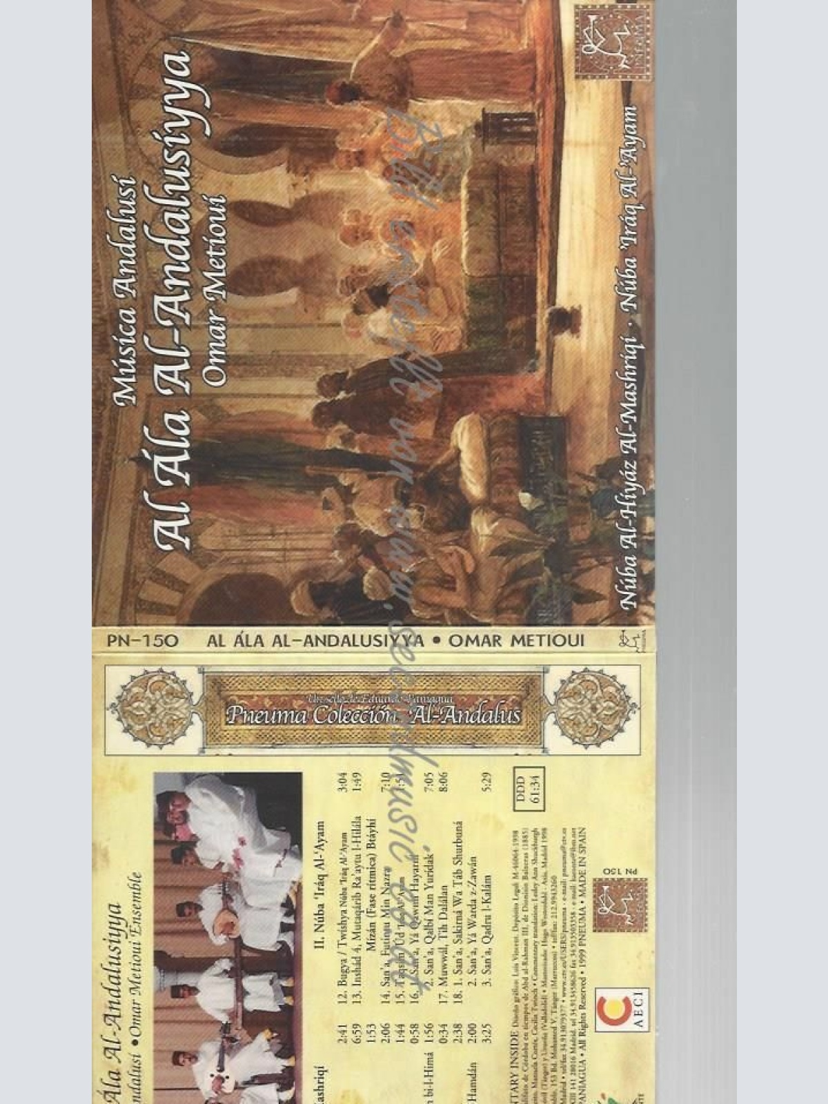 CD--OMAR METIOUI | --AL ALA AL-ANDALUSIYYA