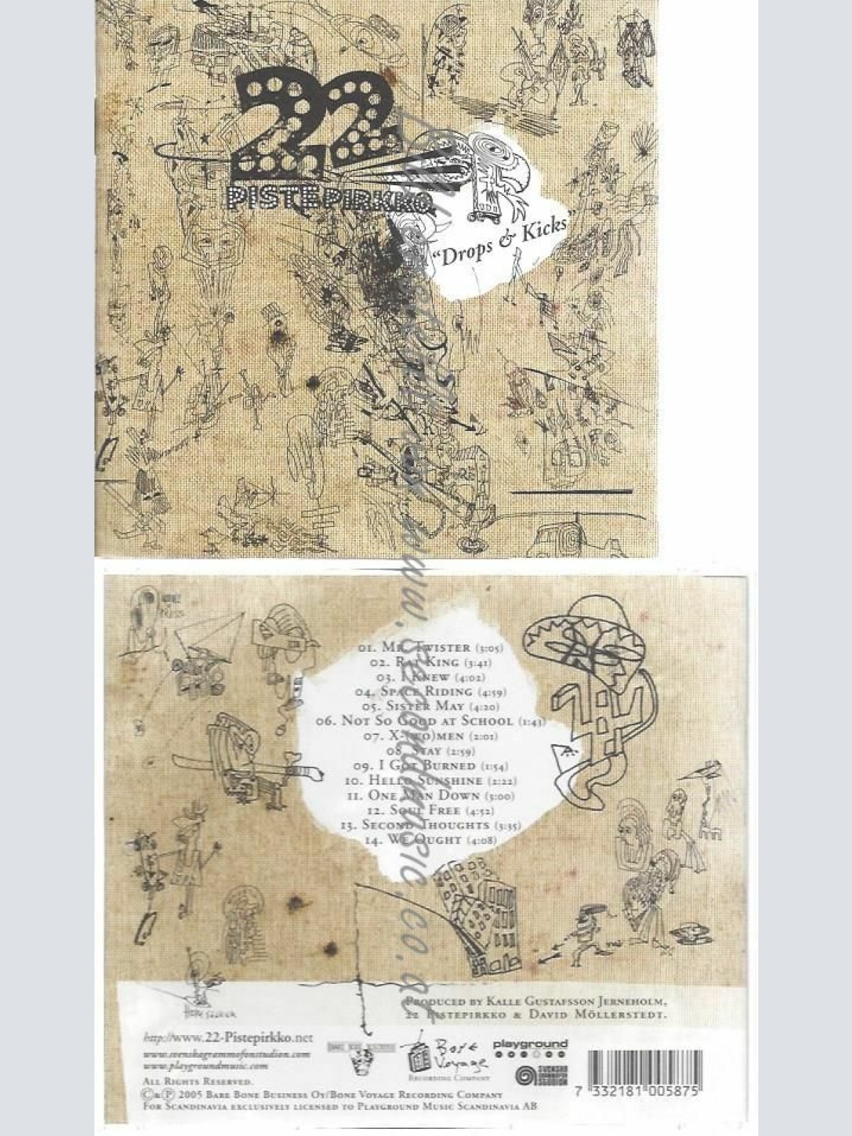 CD--22 PISTEPIRKKO | --DROPS & KICKS