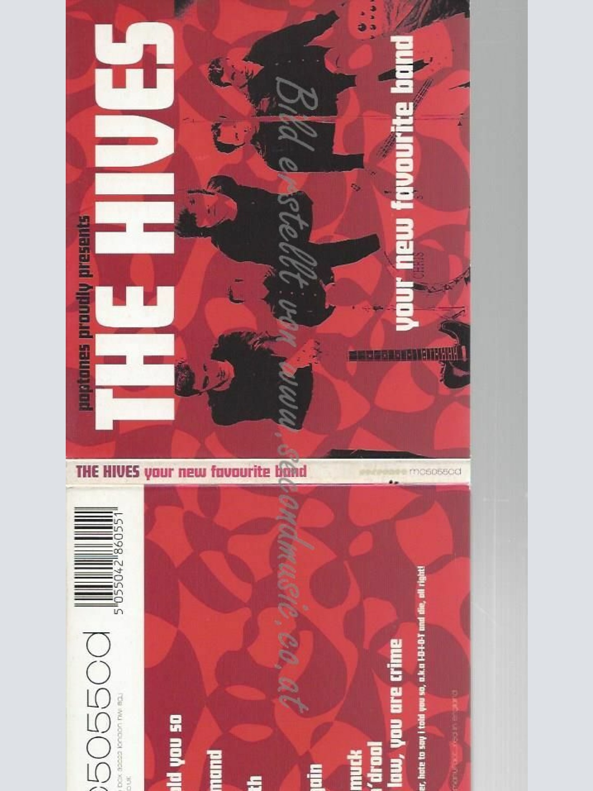 CD--THE HIVES | --YOUR NEW FAVOURITE BAND