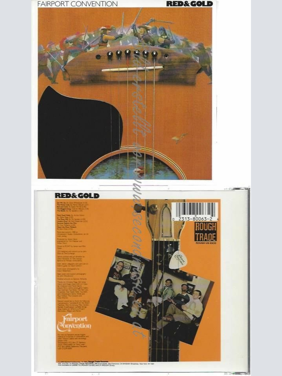 CD--FAIRPORT CONVENTION--RED & GOLD