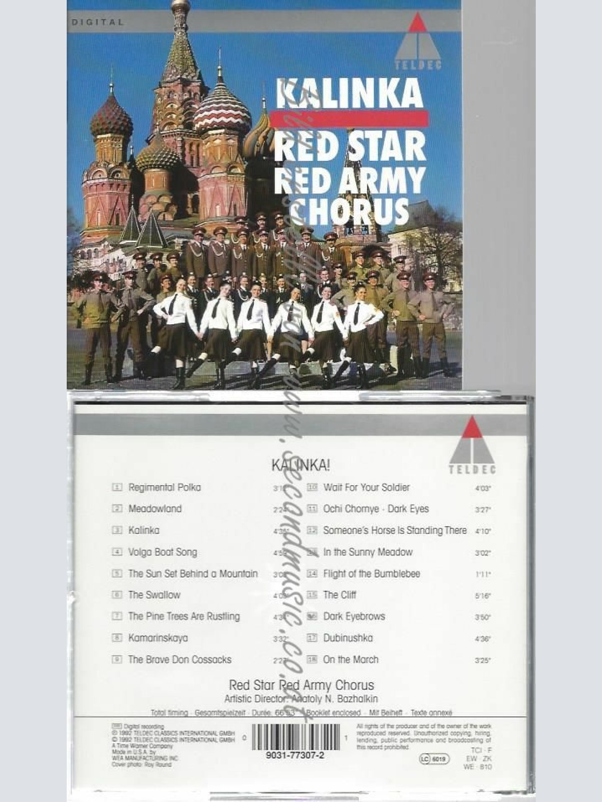 CD--RED STAR RED ARMY CHORUS UND TRADITIONAL | --KALINKA