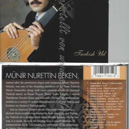 CD--MUNIR NURETTIN BEKEN | --THE ART OF THE TURKISH UD