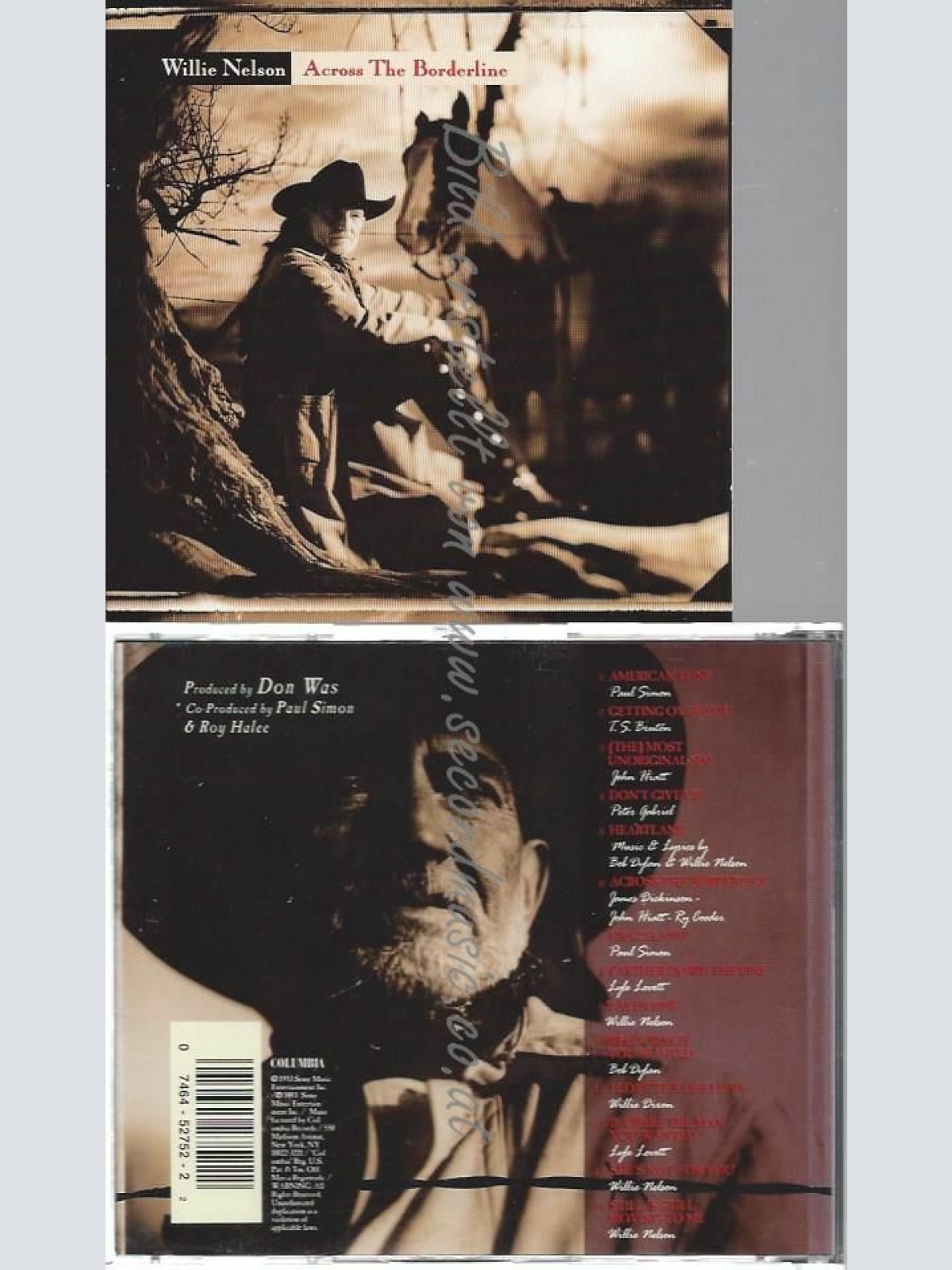 CD--WILLIE NELSON | --ACROSS THE BORDERLINE