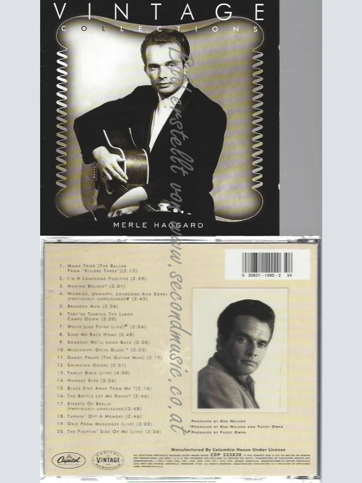 CD--MERLE HAGGARD--VINTAGE COLLECTIONS