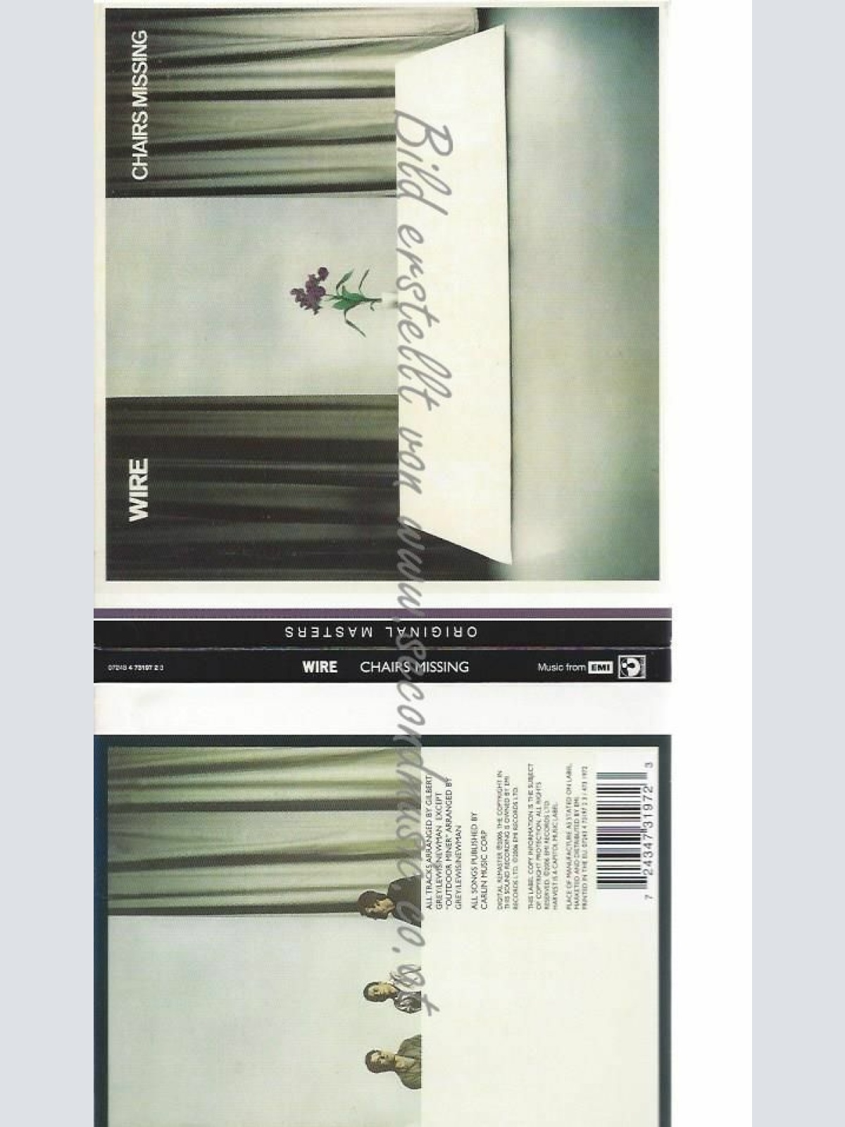 CD--WIRE | --CHAIRS MISSING-DIGIPACK