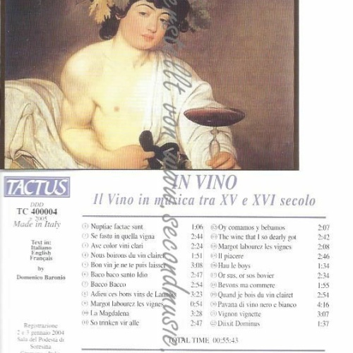 CD--LA ROSSIGNOL UND ANONYM | --IN VINO