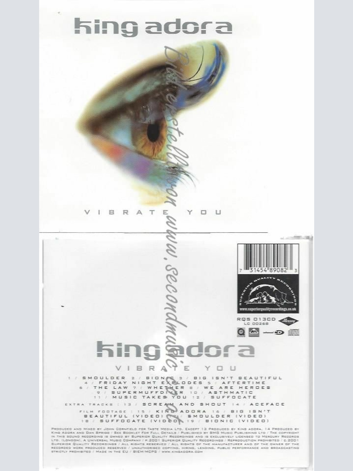 CD--KING ADORA | --KING ADORA VIBRATE YOU