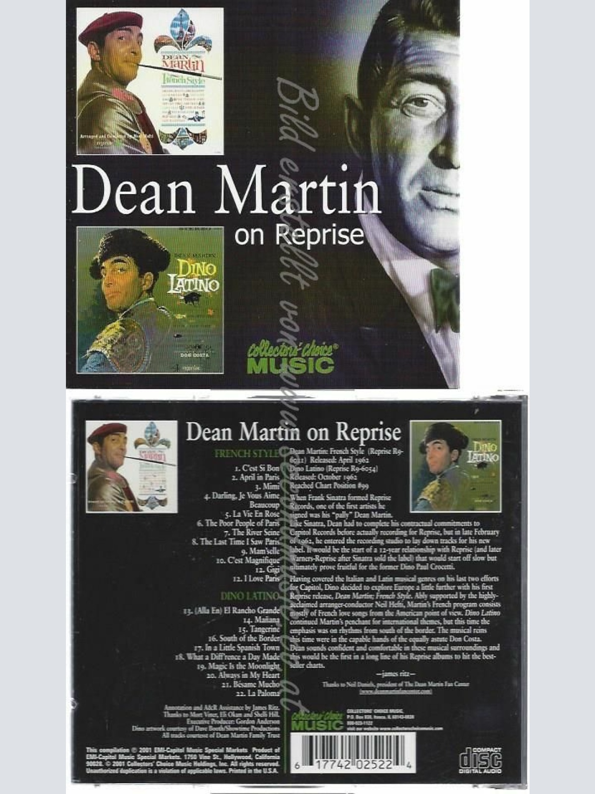 CD--DINO LATINO/ DEAN MARTIN | --FRENCH STYLE