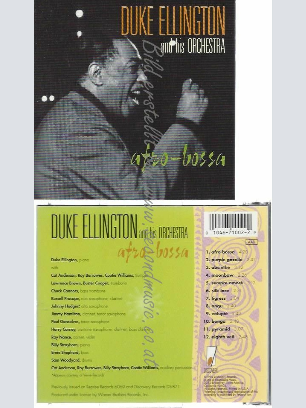 CD--DUKE ELLINGTON | --AFRO-BOSSA