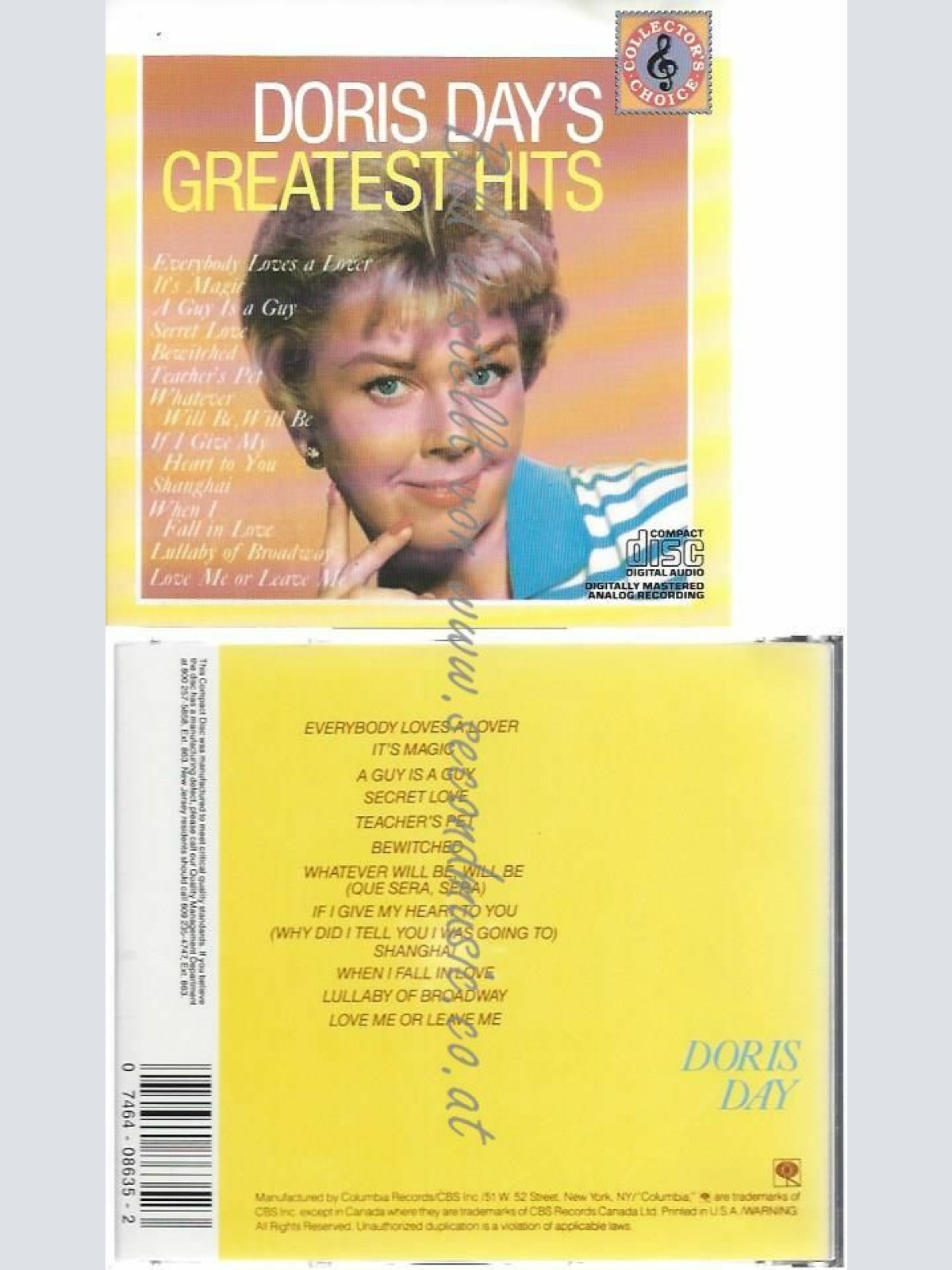 CD--DORIS DAY | --GREATEST HITS