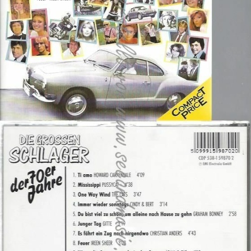 CD--VARIOUS | --DIE GROSSEN SCHLAGER DER 70ER JAHRE