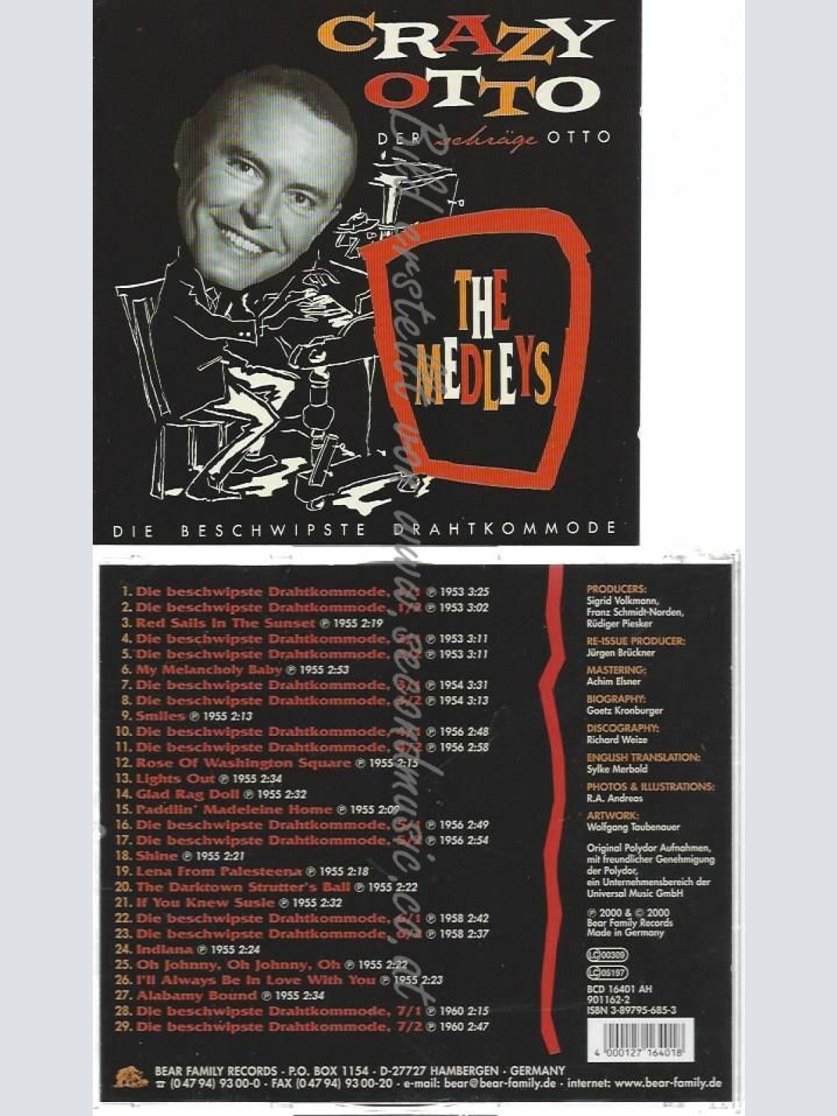 CD--CRAZY OTTO | --DIE BESCHWIPSTE DRAHTKOMMODE