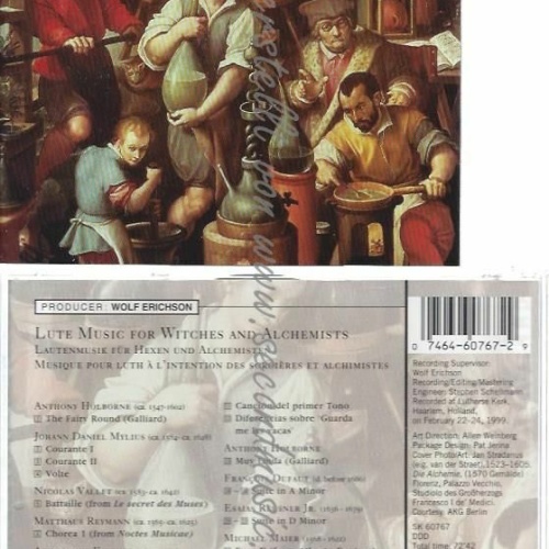 CD--LUTZ KIRCHHOF | --LUTE MUSIC FOR WITCHES & ALCHE