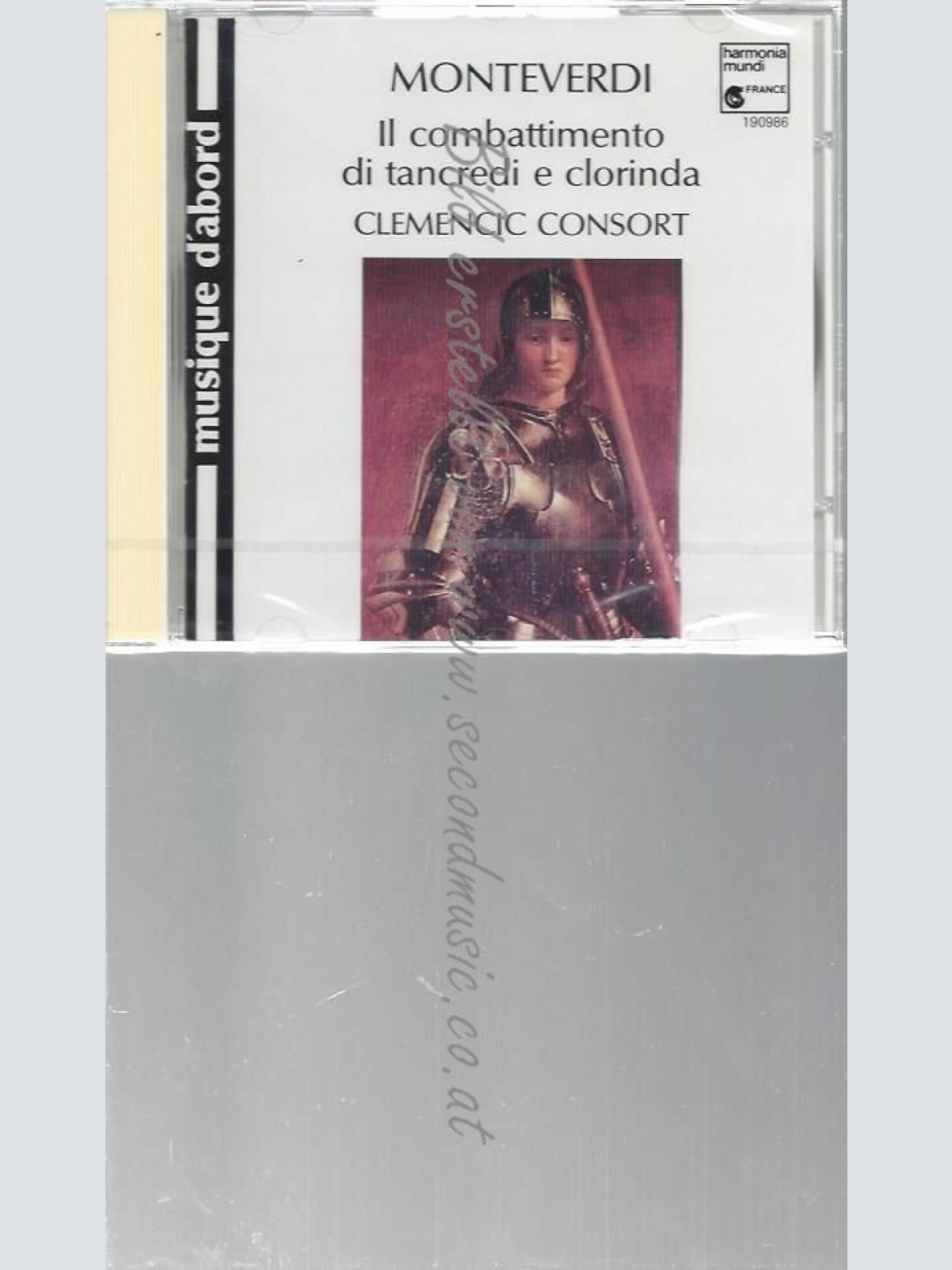 CD--CLEMENCIC CONSORT | --MONTEVERDI: MADRIGALE