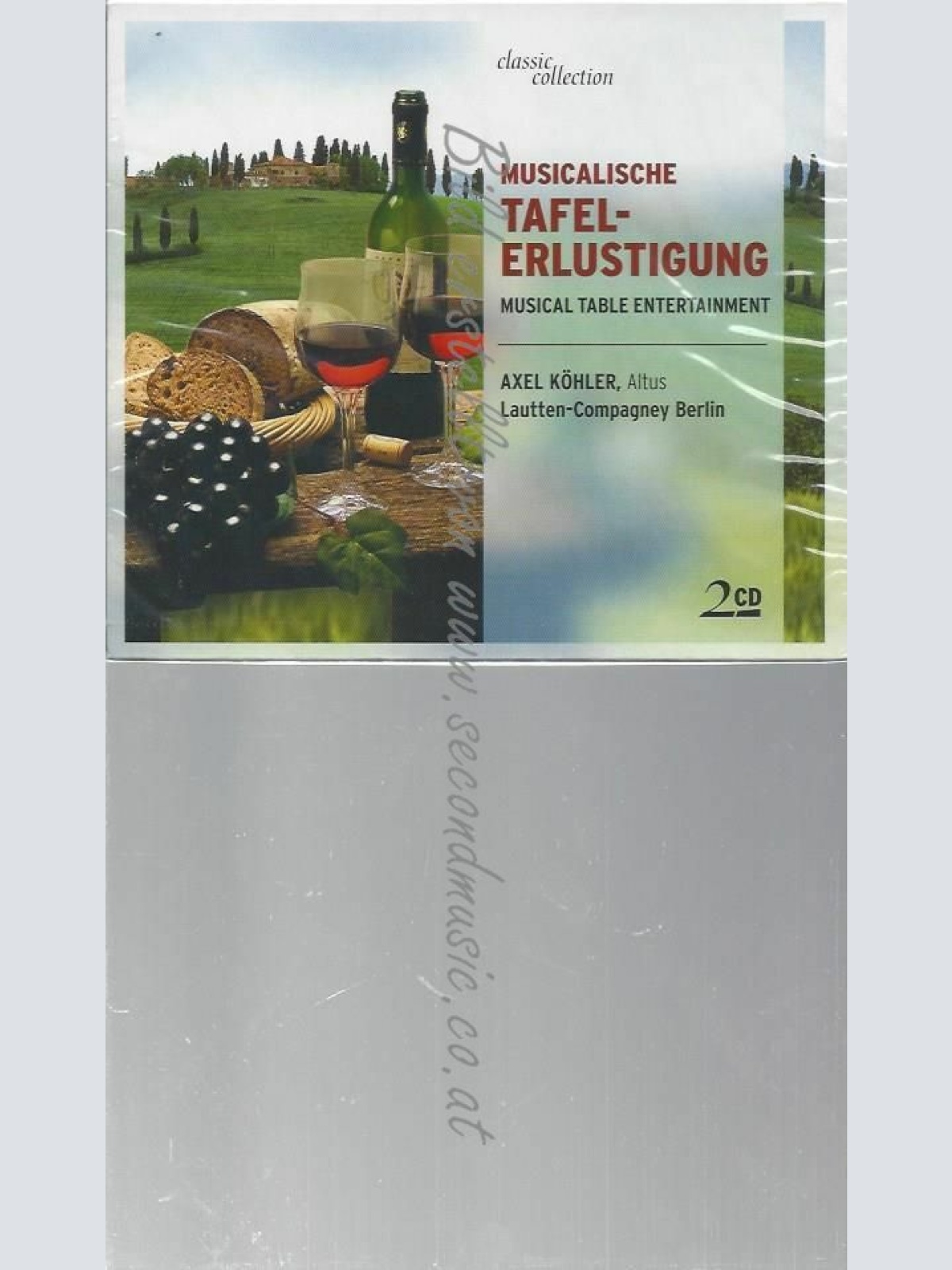 CD--LAUTTEN COMPAGNEY, KÖHLER,AXEL -MUSICALISCHE TAFEL-ERLUSTIGUNG