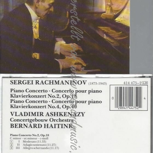 CD--ASHKENAZY,VLADIMIR, HAITINK,BERNARD, --KLAVIERKONZERTE