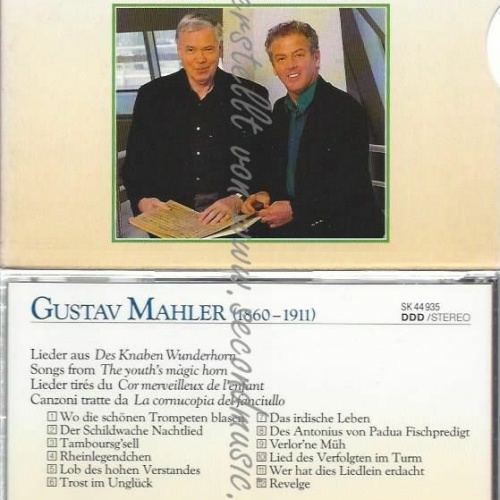 CD--DES KNABEN/ FISCHER-DIESKAU/BARE | --MAHLER:SONGS OF A WAYFARER