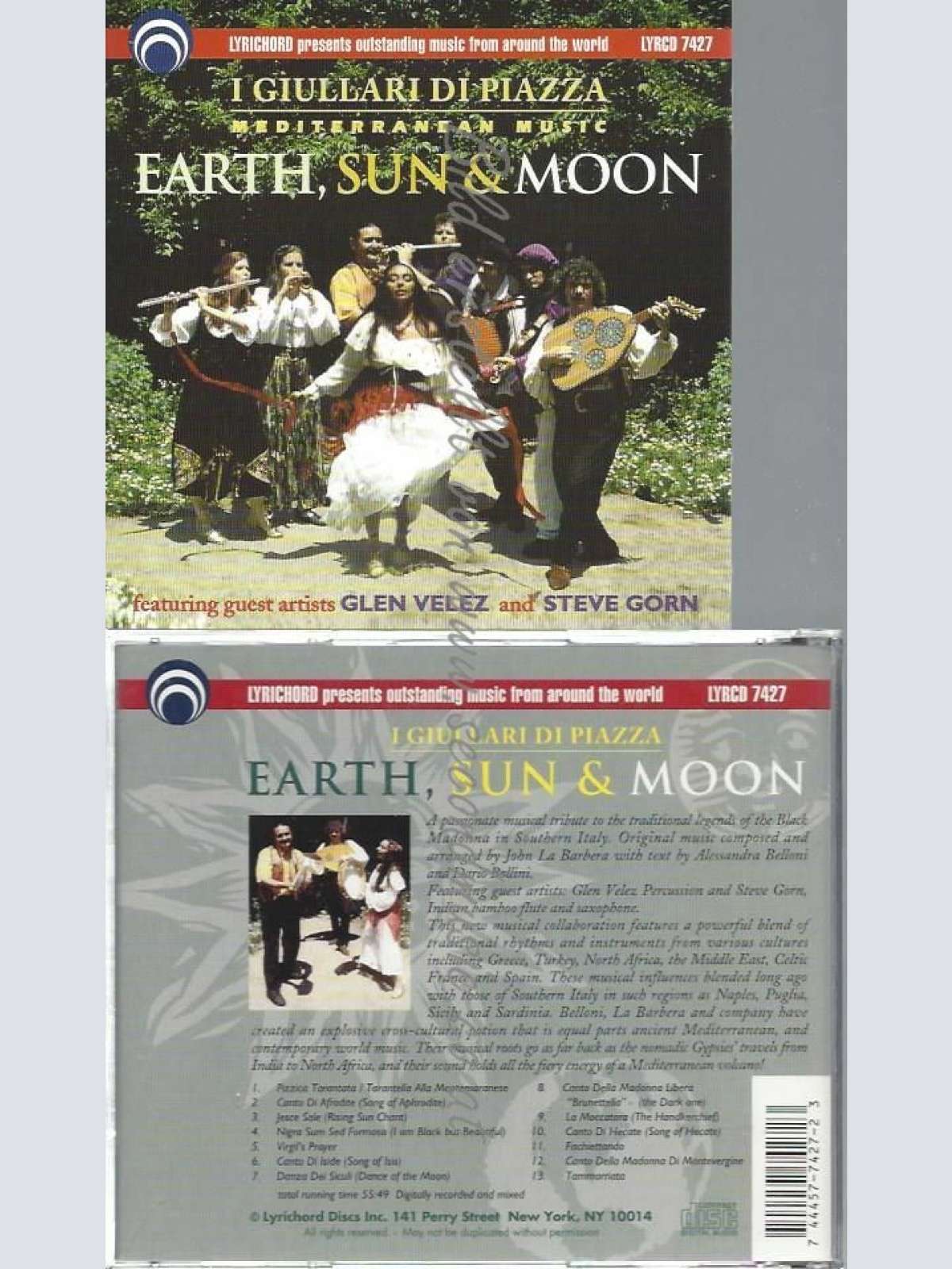 CD--I GIULLARI DE PIAZZA | --EARTH,SUN & MOON