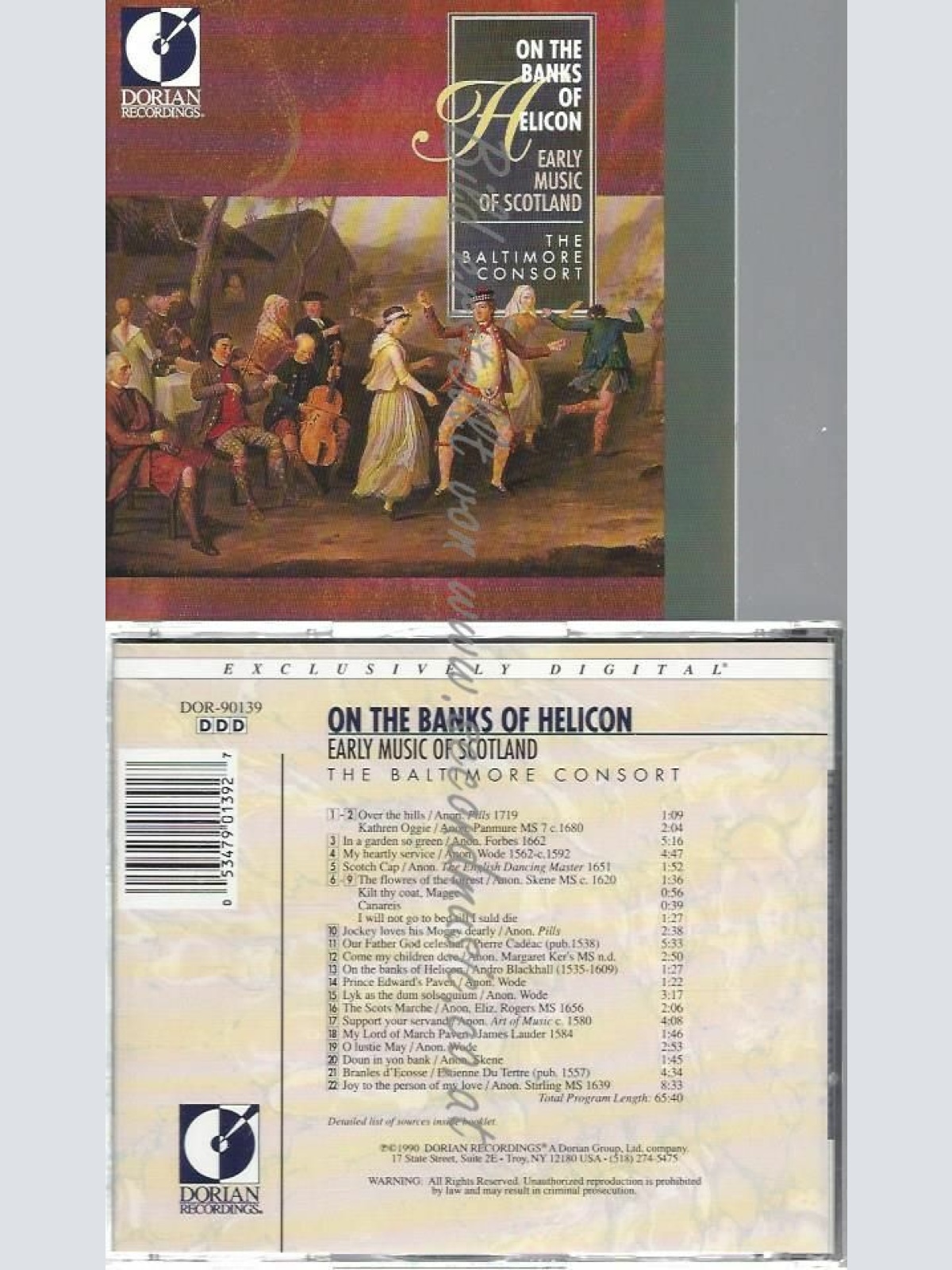 CD-- ,THE, BALTIMORE CONSORT,   | --ON THE BANKS OF HELICON