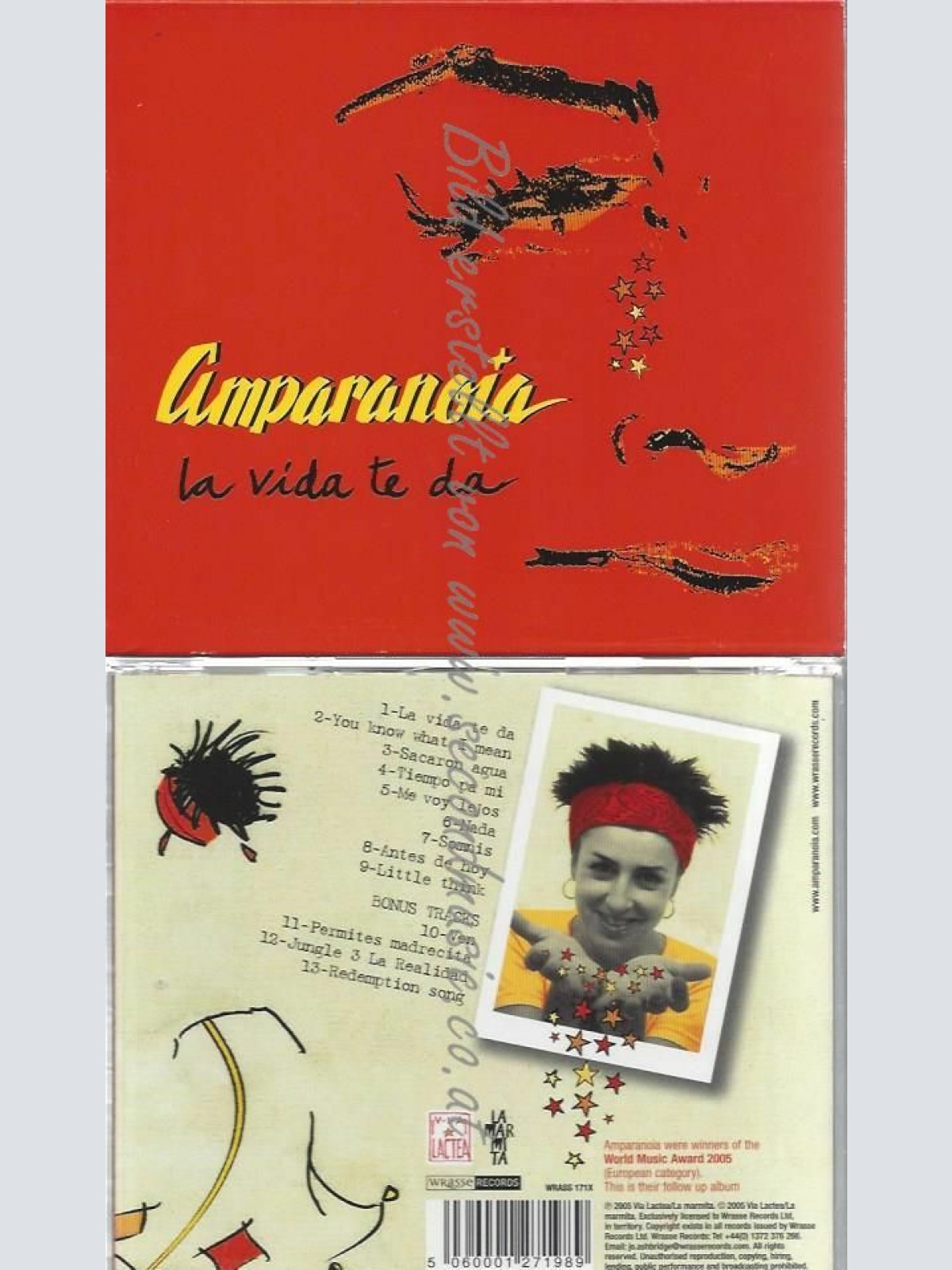 CD--AMPARANOIA | --LA VIDA TE DA (+BONUS-DVD)
