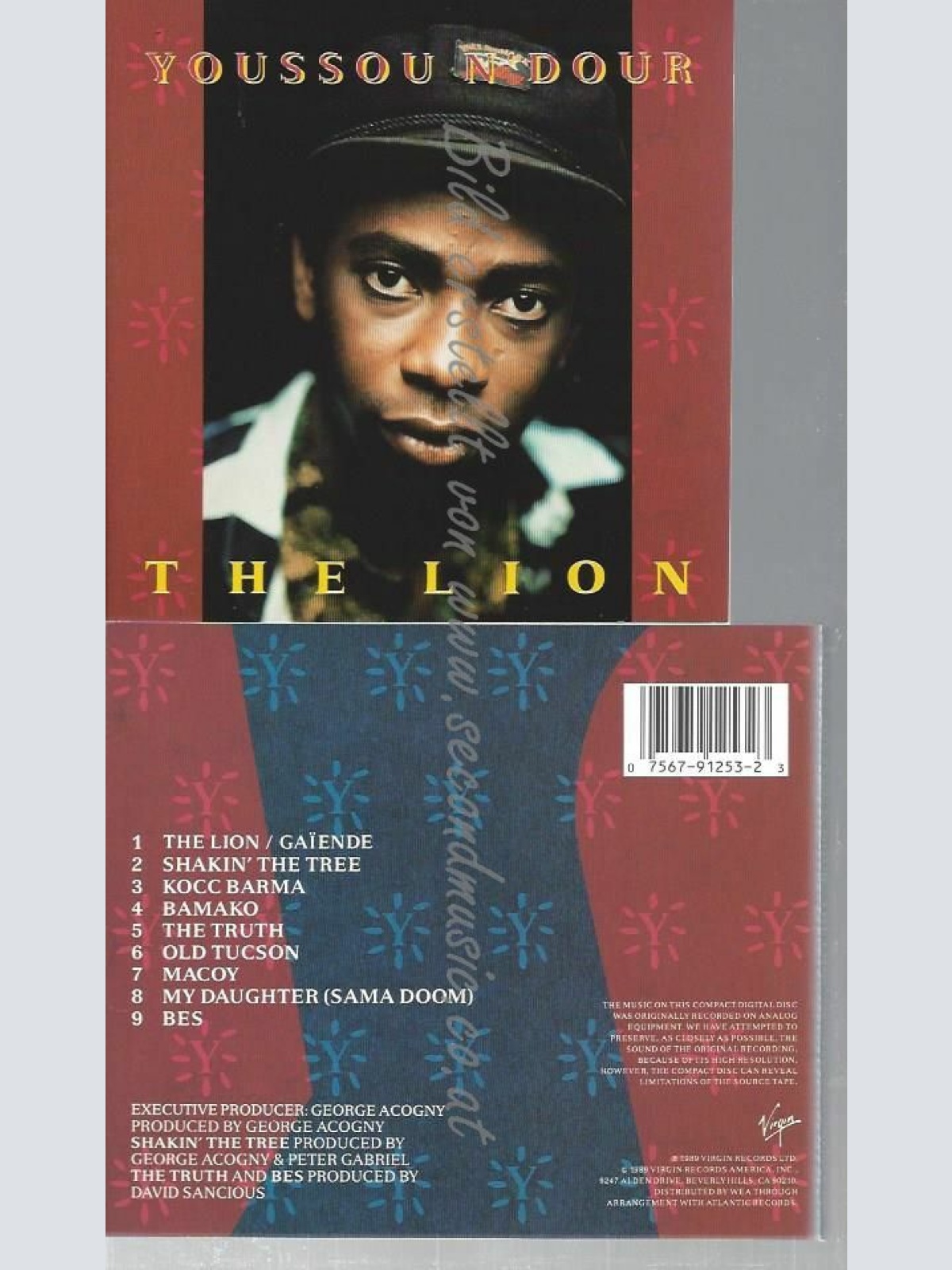 CD--YOUSSOU N'DOUR | --THE LION (US )